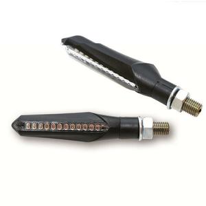 Blinkre na motorku Highsider Smart Run LED čierne