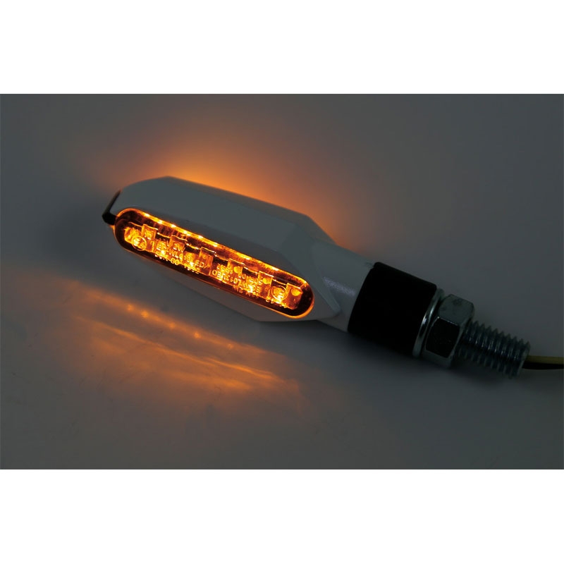 Smerovky na motocykel Highsider Smart Multiface LED biele