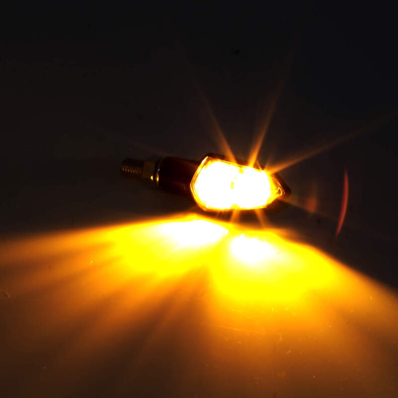 Smerovky na motocykel Highsider Smart Shield-TS LED čierne