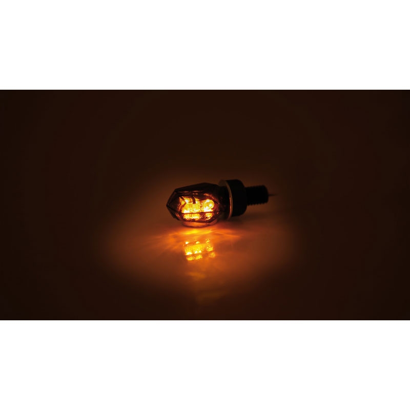 Smerovky na motocykel Highsider Smart Tiny LED čierne