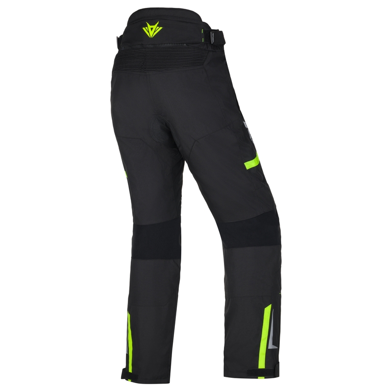 Dámske skrátené nohavice na motorku RSA EXO 2 čierno-fluo žlté