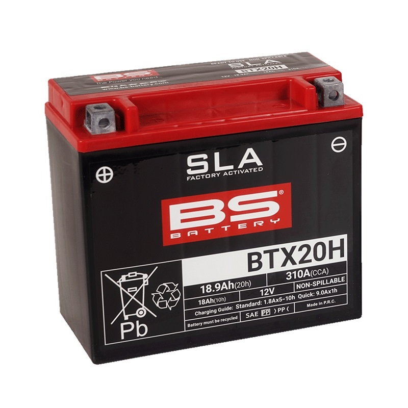 V továrni aktivovaný akumulátor BS-BATTERY