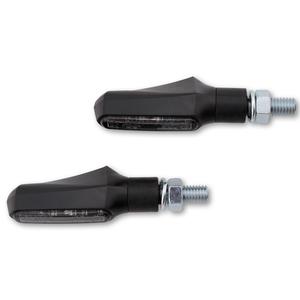Blinkre na motorku Highsider Smart Shorty Fin 2v1 čierne