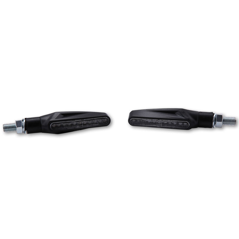 Smerovky na motocykel Highsider Smart Stix LED čierne