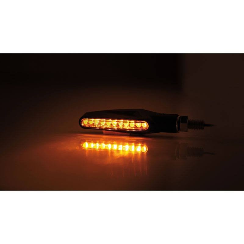 Smerovky na motocykel Highsider Smart Stix LED čierne