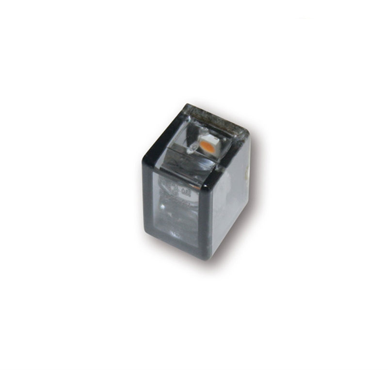 Smerovky na motocykel Highsider Smart Micro Cube-V LED tmavo sivé