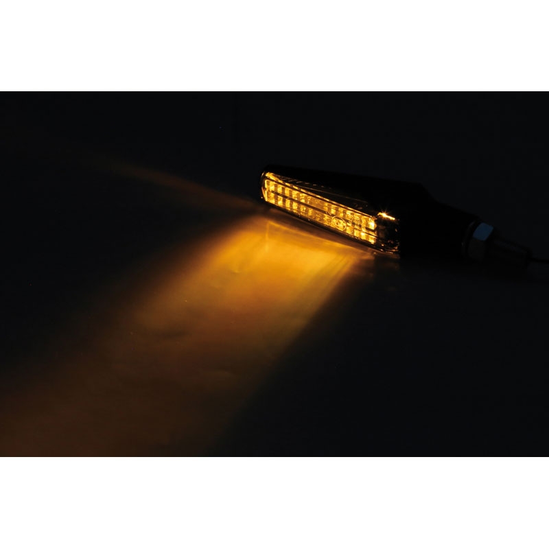 Smerovky na motocykel Highsider Smart Fineline LED čierne