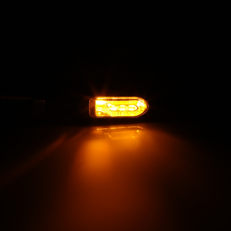 Smerovky na motocykel Highsider Smart Namiko-TS LED čierne