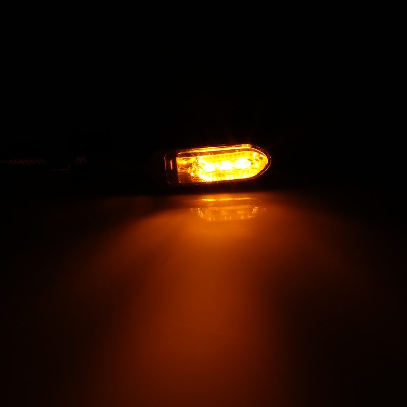 Smerovky na motocykel Highsider Smart Namiko-TS LED 2 v 1 čierne