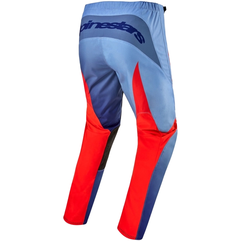 Motokrosové nohavice Alpinestars Fluid Lucent modro-svetlo modro-oranžové