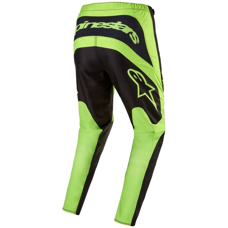 Motokrosové nohavice Alpinestars Fluid Lurv čierno-fluo žlté