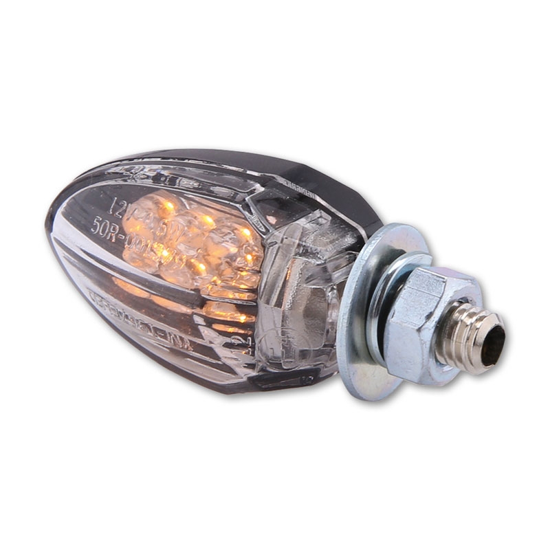 Smerovky na motocykel Highsider Smart Drop LED čierne