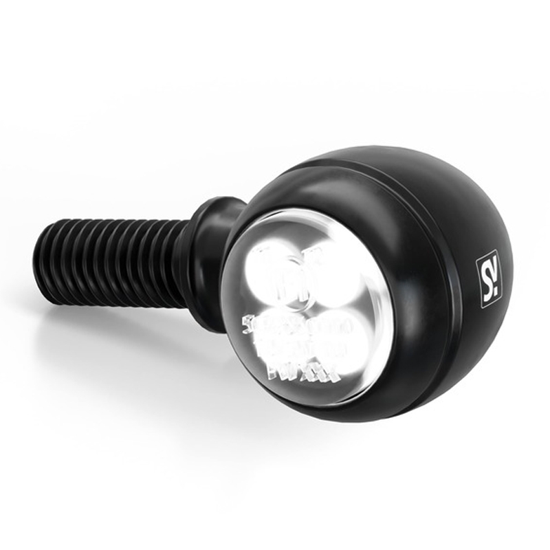 Smerovky na motocykel Highsider Smart Circula-S LED 2 v 1 čierne
