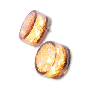 Smerovky na motocykel Highsider Smart Module Sixteen LED tmavé sivé