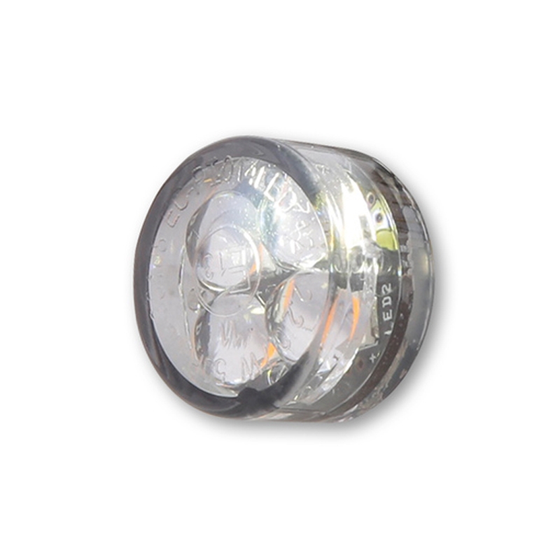 Smerovky na motocykel Highsider Smart Module Sixteen LED 2 v 1 tmavo šedé