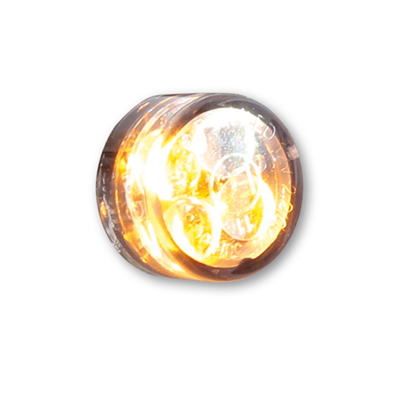 Smerovky na motocykel Highsider Smart Module Sixteen LED 2 v 1 tmavo šedé