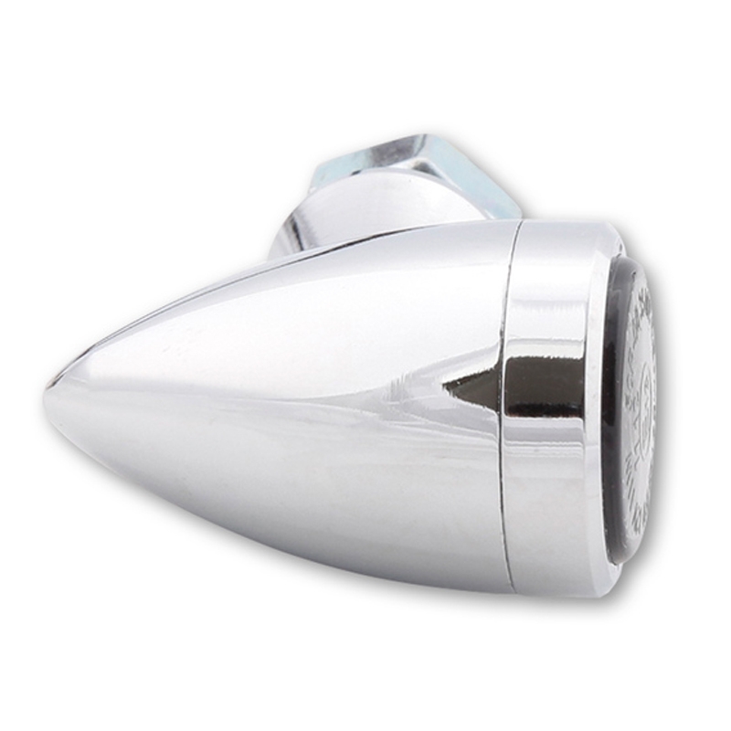 Smerovky na motocykel Highsider Smart Sixteen Bullet LED chrómované