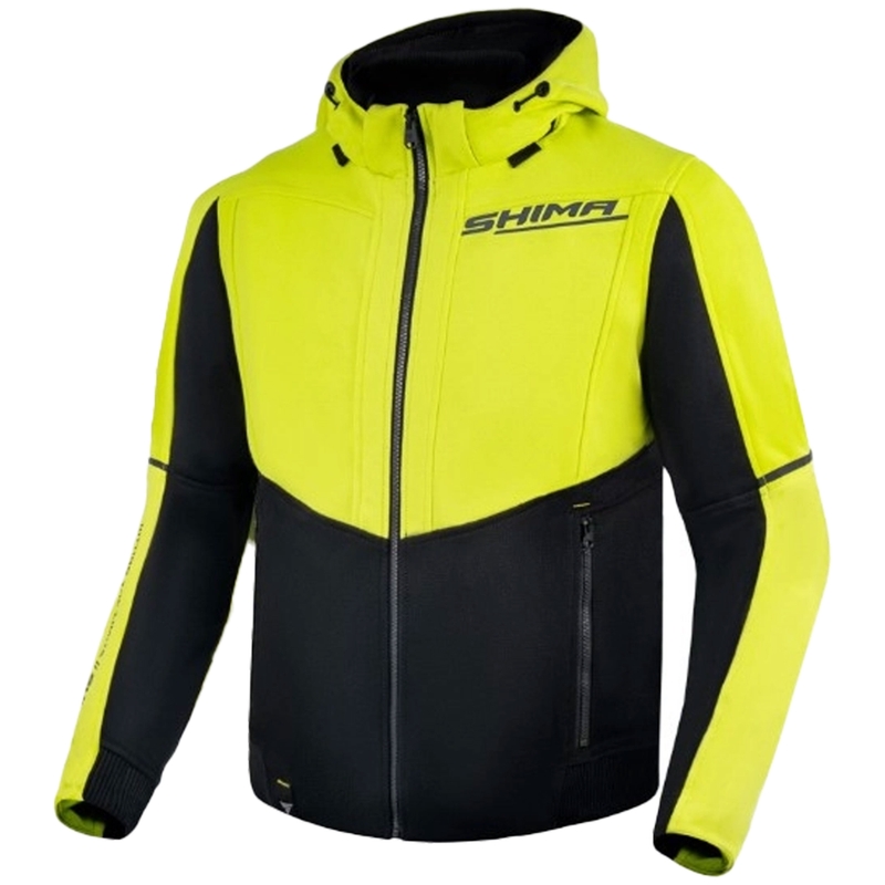 Bunda na motocykel Shima Daybreaker čierno-fluo žltá