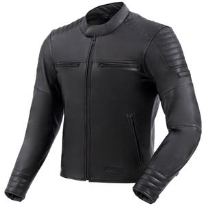 Kožená bunda na motocykel Rebelhorn Hunter II čierna