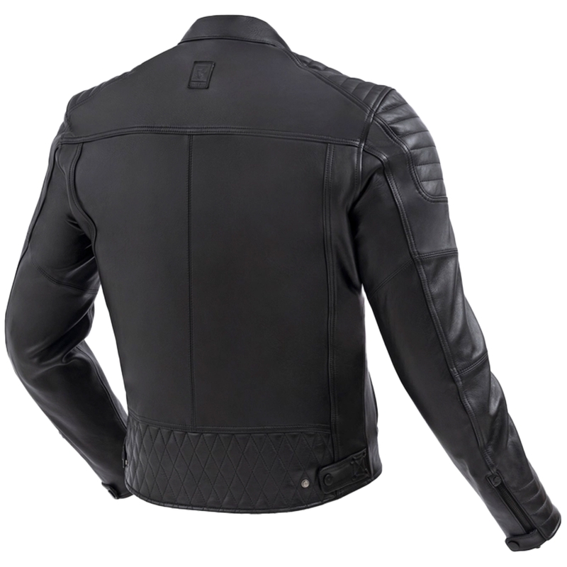 Kožená bunda na motorku Rebelhorn Hunter II čierna