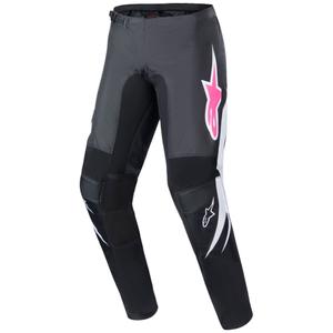 Dámske motokrosové nohavice Alpinestars Stella Fluid čierno-biele