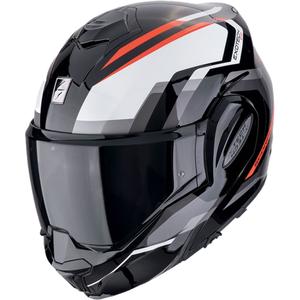 Preklápacia helma na motorku Scorpion EXO-TECH EVO FURIO čierno-červená