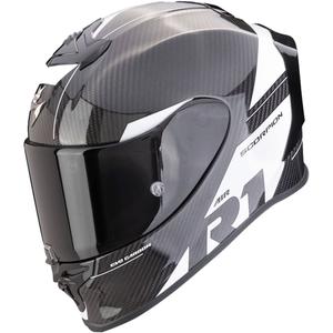 Integrálna prilba Scorpion EXO-R1 EVO Carbon Air Rally čierno-biela
