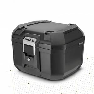 Vrchný kufor na motorku SHAD Terra TR41 D0TR41100 čierna