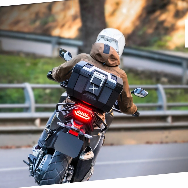 Vrchný kufor na motorku SHAD Terra TR41 čierna