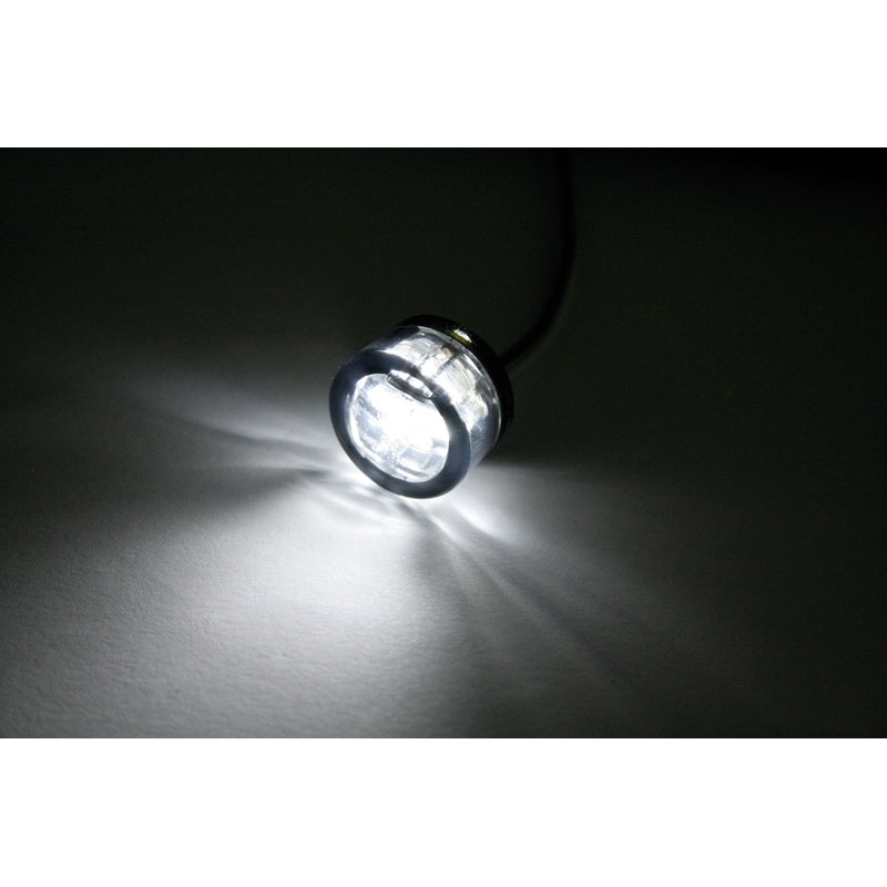 Parkovacie svetlo Highsider Smart Micro Pin LED dymovo šedé