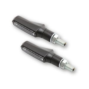 Blinkre na motorku Highsider Smart Shorty Fin 3v1 čierne