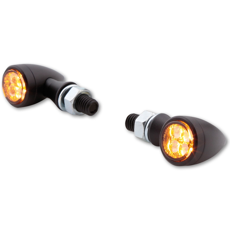 Blinkre na motorku Highsider Smart Sixteen Bullet LED 3v1 dymovo šedé