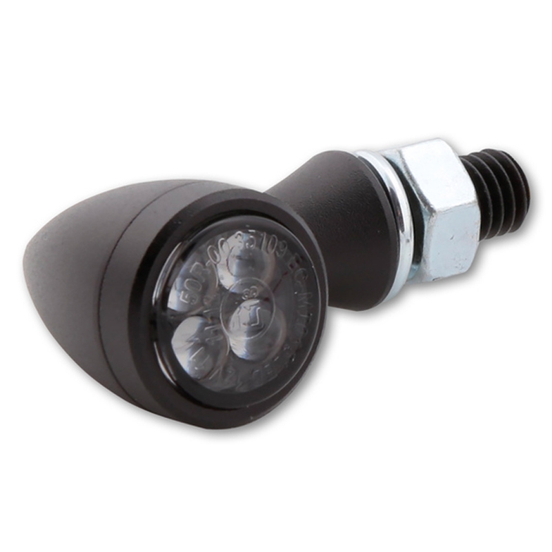 Blinkre na motorku Highsider Smart Sixteen Bullet LED 3v1 dymovo šedé