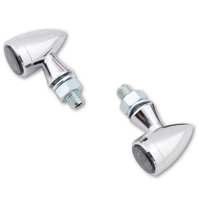 Blinkre na motorku Highsider Smart Sixteen Bullet LED 3v1 chrómované