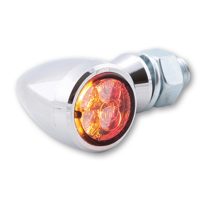 Blinkre na motorku Highsider Smart Sixteen Bullet LED 3v1 chrómované
