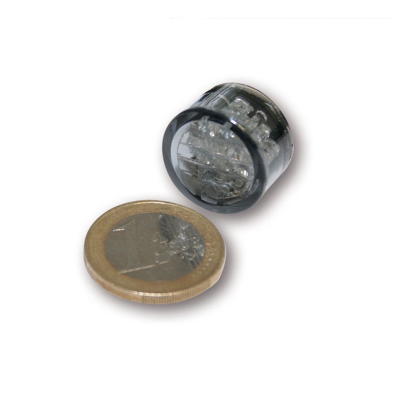 Zadné svetlo na motorku Highsider Smart Pin LED dymovo šedé