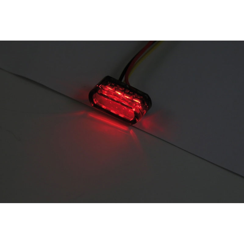 Zadné svetlo na motorku Highsider Smart Module 1 LED dymovo šedé