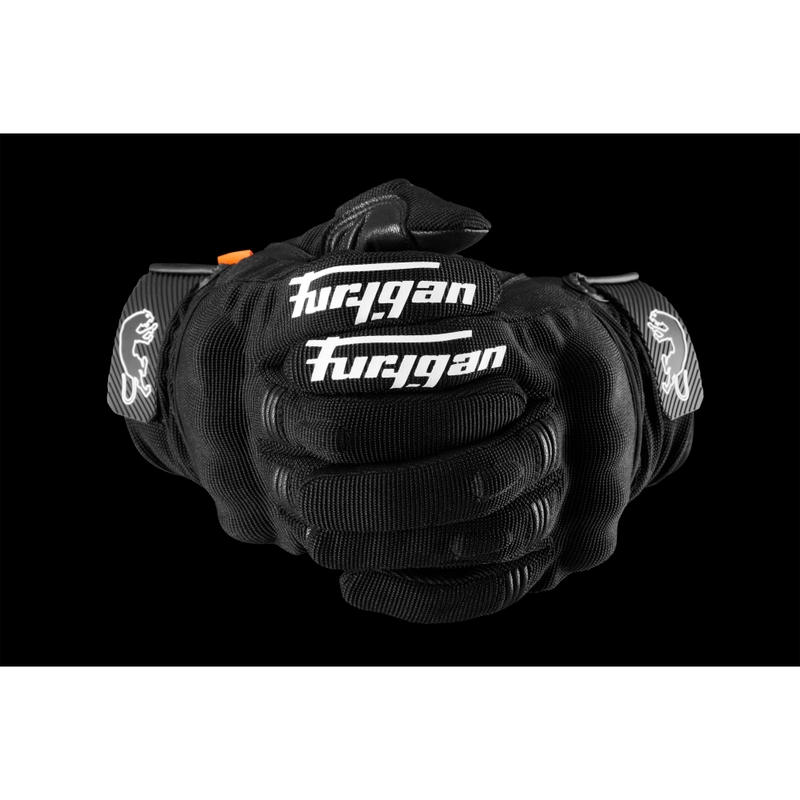 Dámske rukavice na motocykel Furygan Jet Lady D3O® Evo čierno-biele