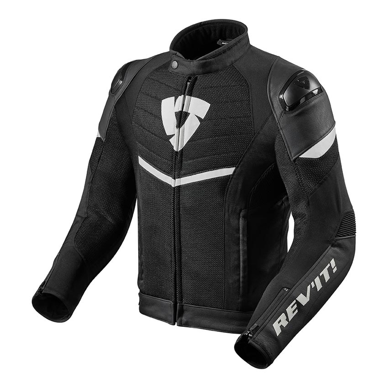 Bunda na motocykel Revit Mantis čierno-biela výpredaj