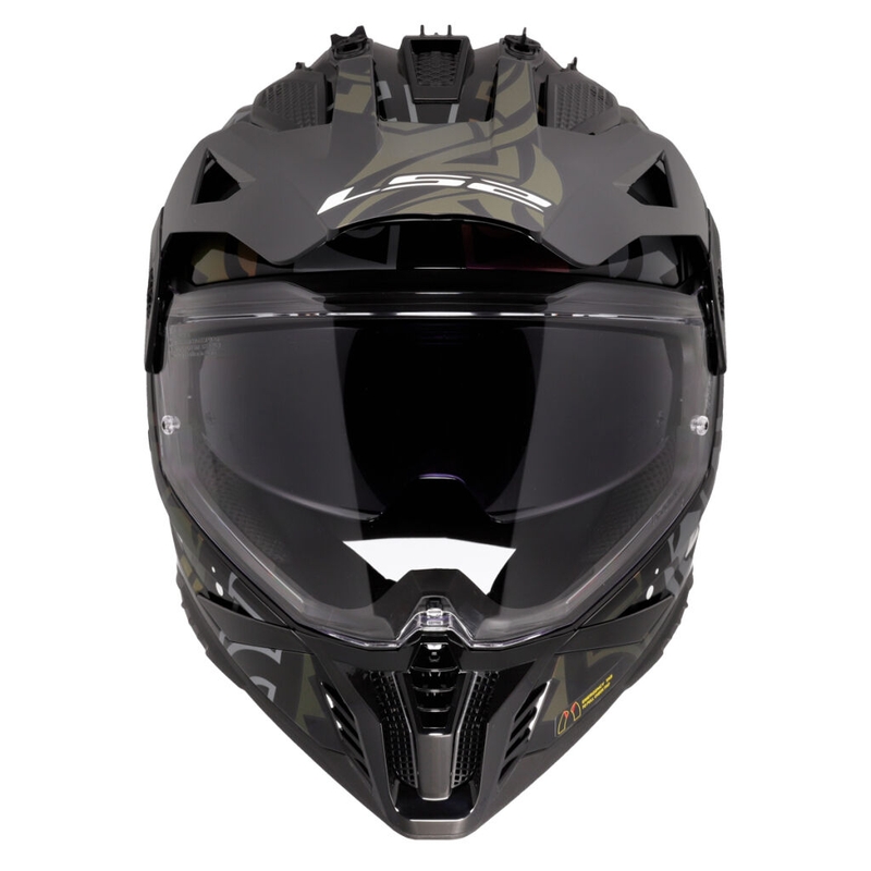 Enduro helma na motorku LS2 MX702 Pioneer II Rangi čierna