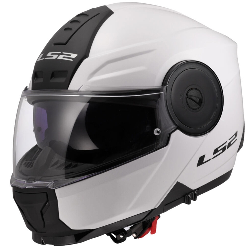 Výklopná helma na motorku LS2 FF902 Scope II Solid biela