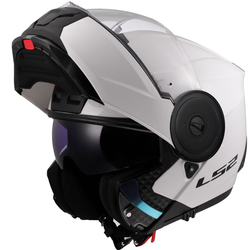 Výklopná helma na motorku LS2 FF902 Scope II Solid biela