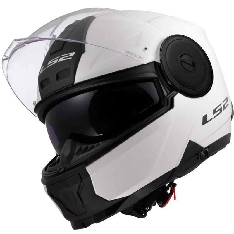 Výklopná helma na motorku LS2 FF902 Scope II Solid biela