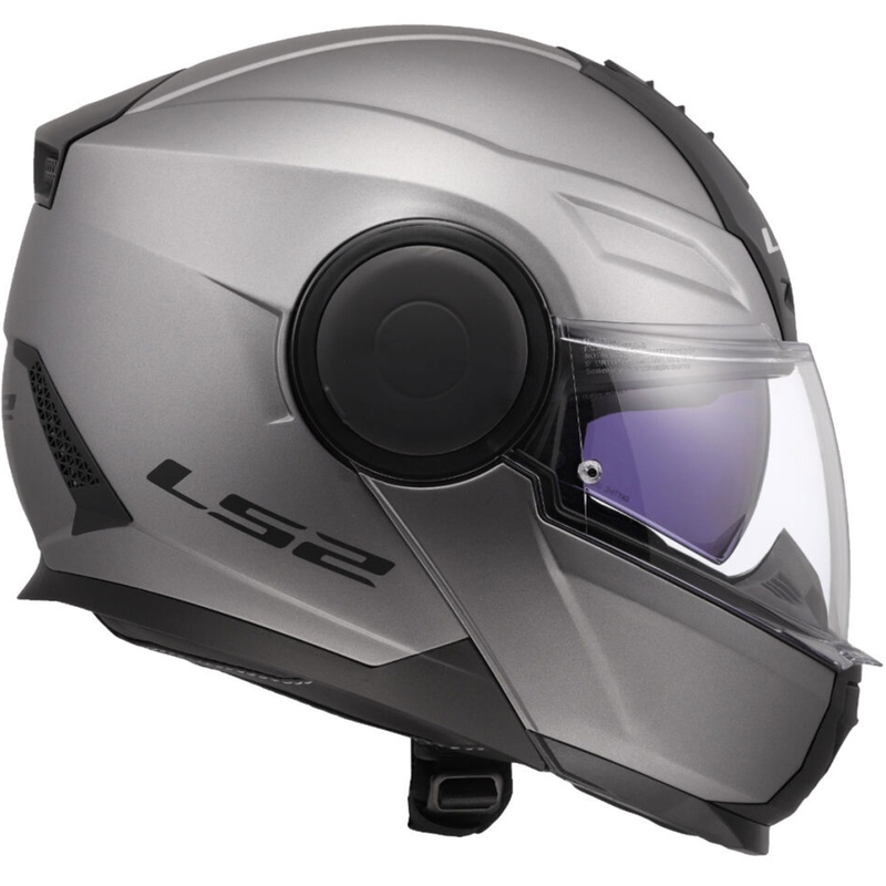 Výklopná helma na motorku LS2 FF902 Scope II Solid matná titánová