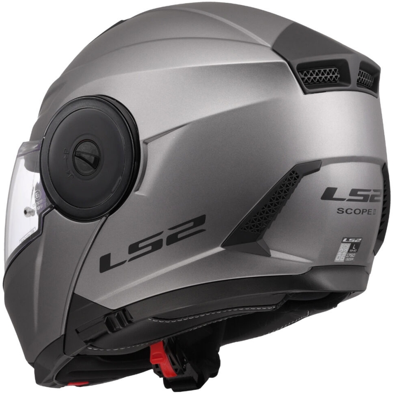 Výklopná helma na motorku LS2 FF902 Scope II Solid matná titánová