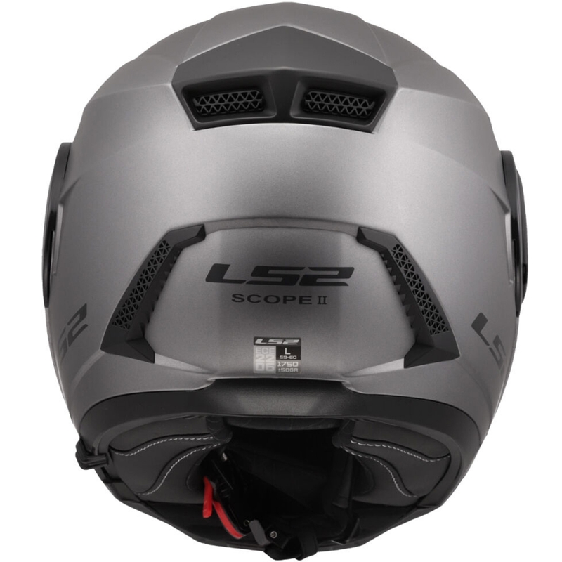Výklopná helma na motorku LS2 FF902 Scope II Solid matná titánová