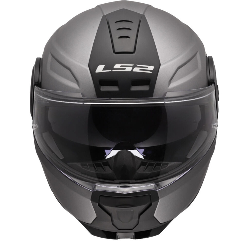 Výklopná helma na motorku LS2 FF902 Scope II Solid matná titánová
