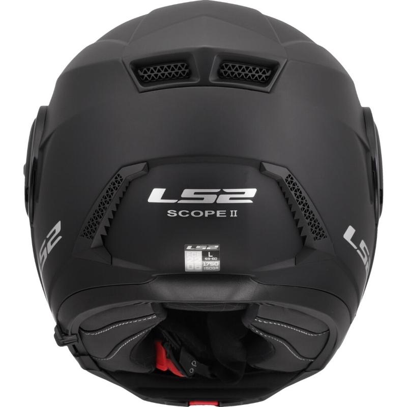 Výklopná helma na motorku LS2 FF902 Scope II Solid matná čierna