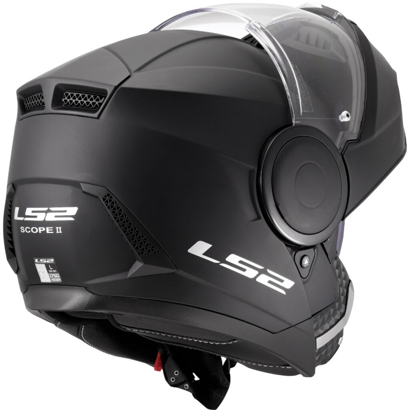 Výklopná helma na motorku LS2 FF902 Scope II Solid matná čierna