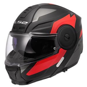 Výklopná helma na motorku LS2 FF902 Scope II Duria čierno-červená